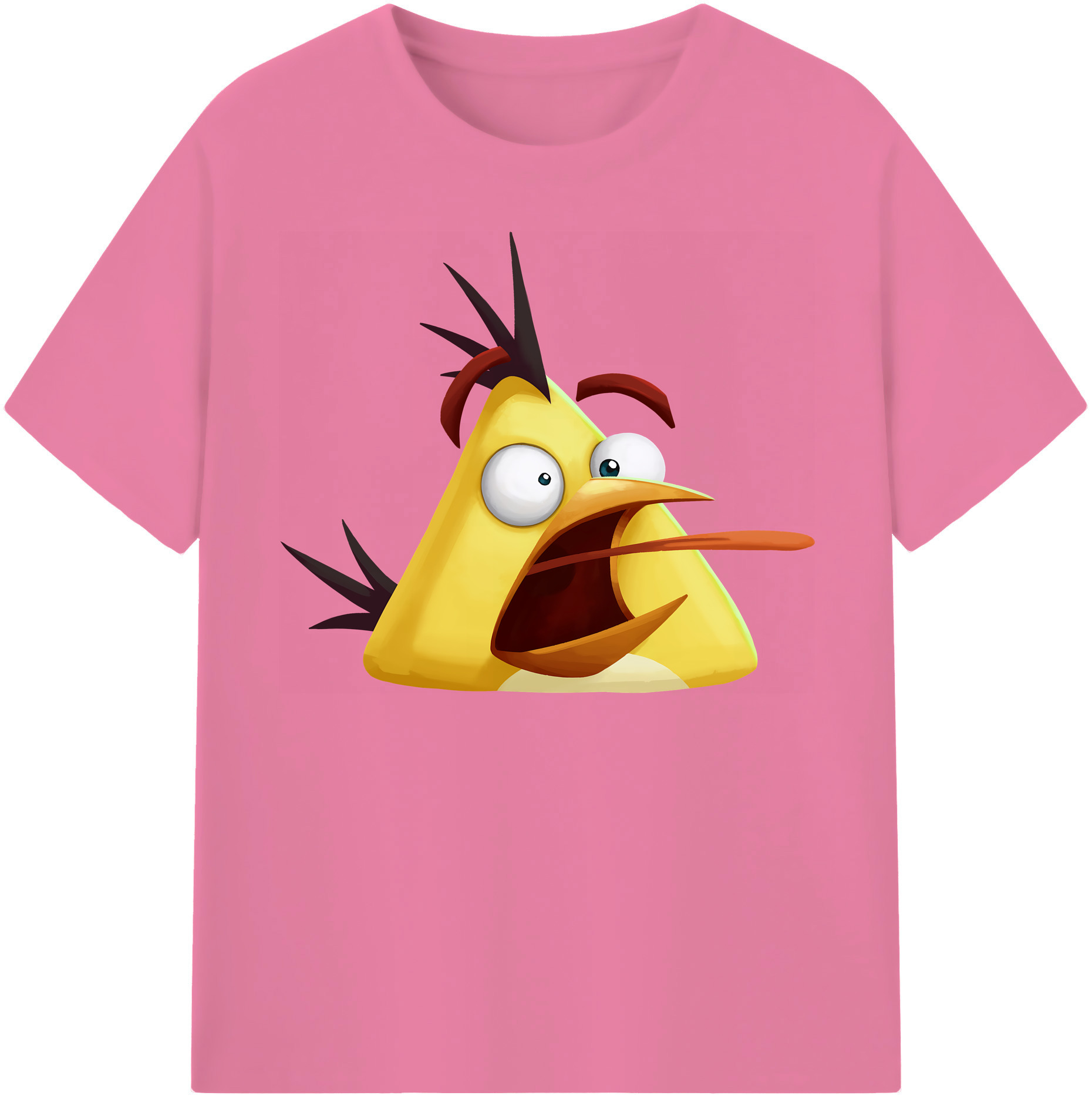（画像用） Angry Birds アングリーバード 綿100％半袖Tシャツ（フロントプリント）